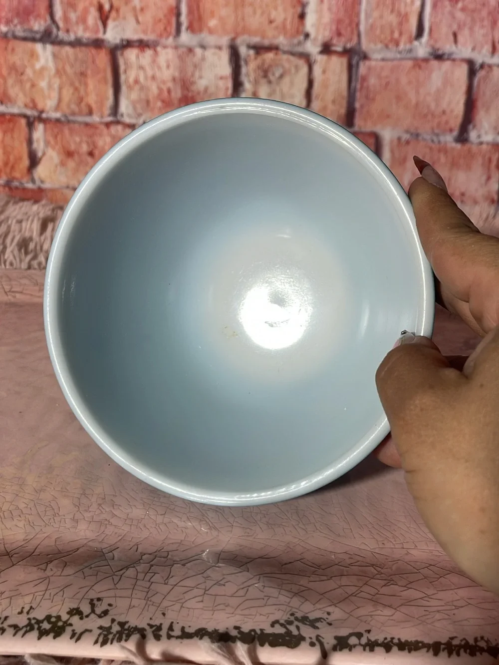 Pyrex Teal Blue Mixing Bowl